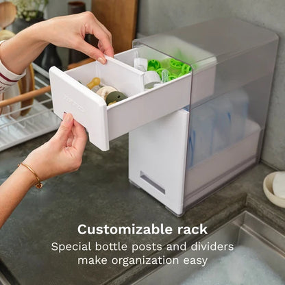 Baby Brezza Covered Drying Rack and Organizer