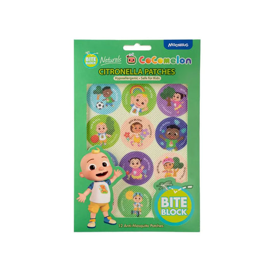 Bite Block Cocomelon Citronella Patches