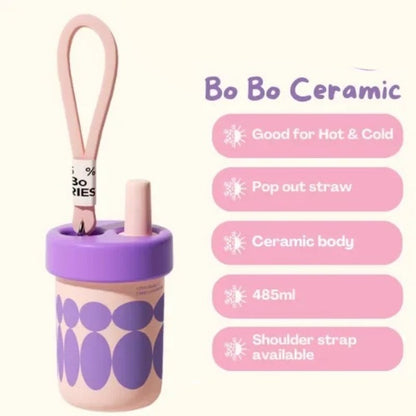 Chako Lab Bo Bo Ceramic Water Tumbler 485ml