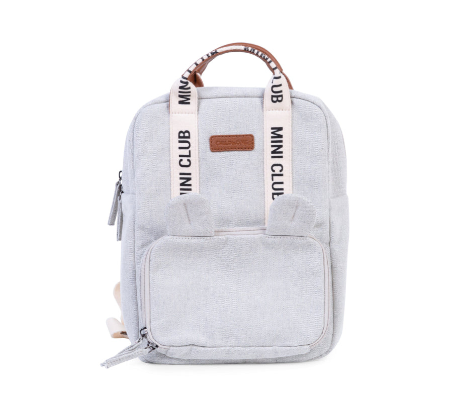 Childhome Mini Club Kids Backpack - Signature - Canvas