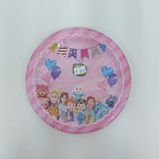 Cocomelon Party Supplies and Decor - Paper Plates