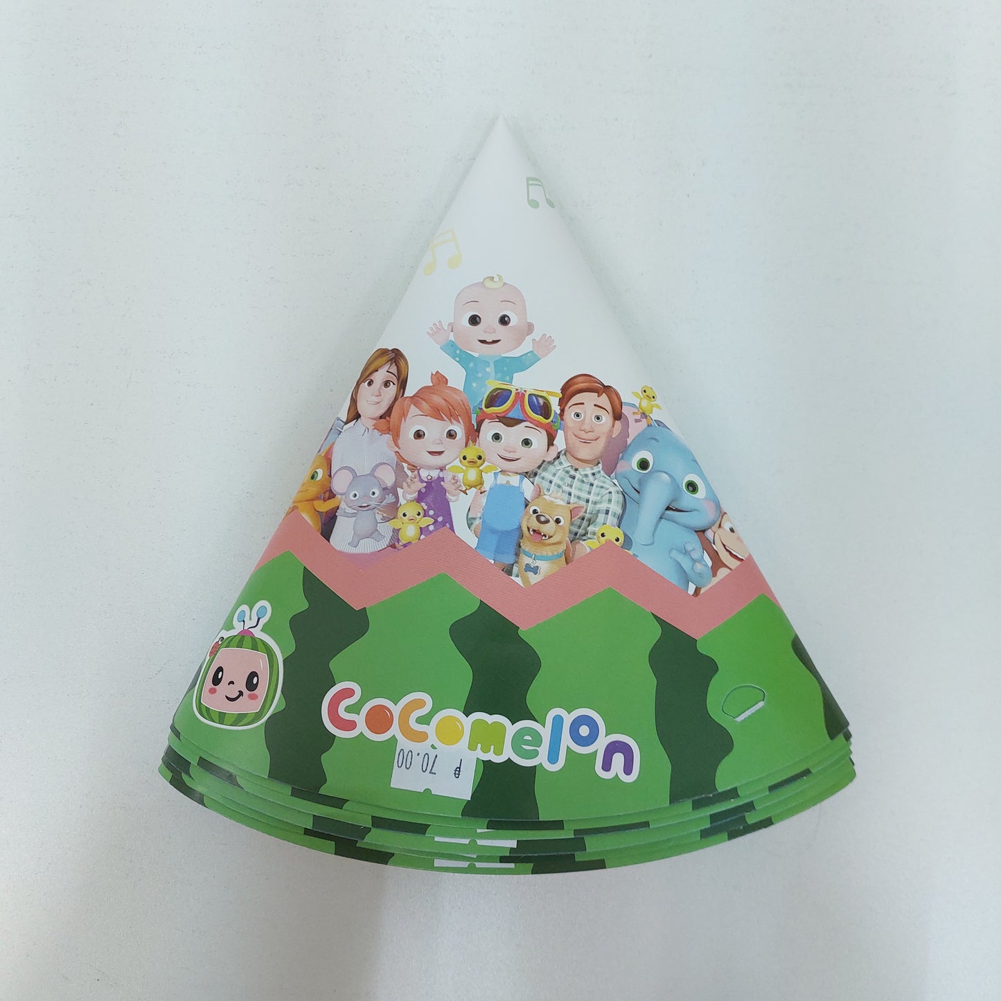 Cocomelon Party Supplies and Decor - Party Hats