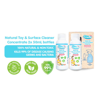 Cradle Toy and Surface Cleaner Concentrate (2x50ml)