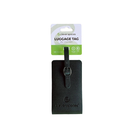 Clever Spaces Travel Accessories Collection - PU Leather Luggage Tag