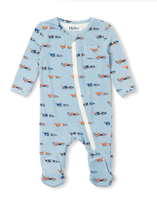 Hatley Bamboo Coverall - Baby Grand Prix