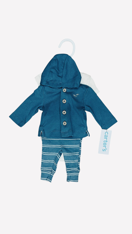 Carter's Preemie Baby Clothes - Hello Friend 3-Piece Set