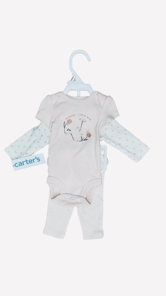 Carter's Preemie Baby Clothes - Sweetest Little One 3-Piece Set