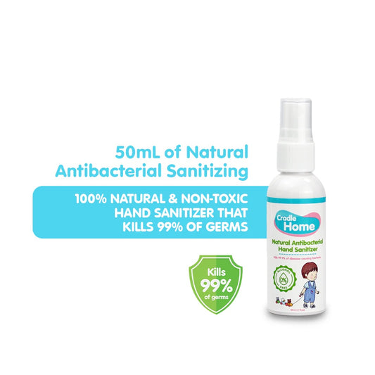 Cradle Home Natural Antibacterial Hand Sanitizer 50ml