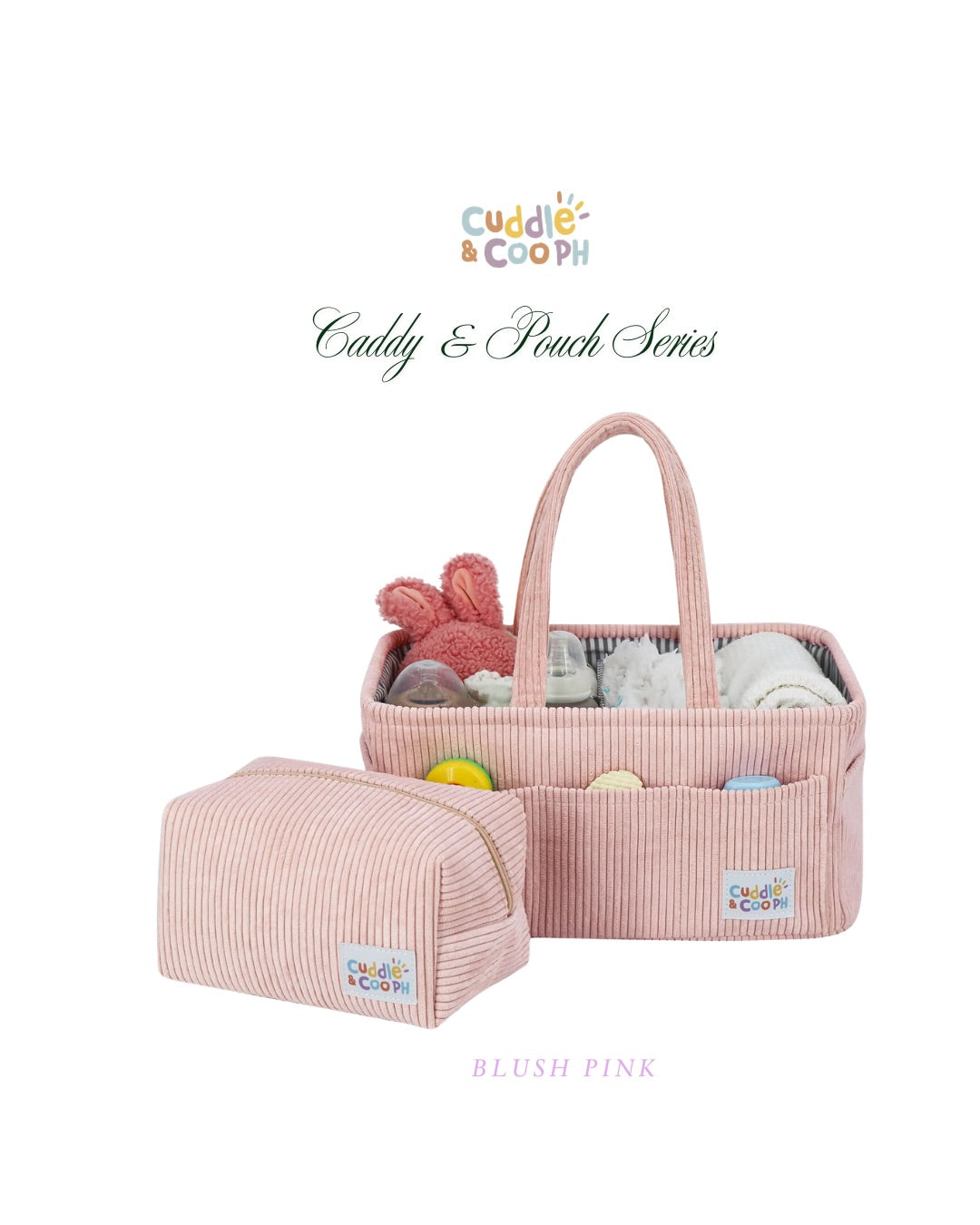 Cuddle and Coo Pouch and Caddy Set