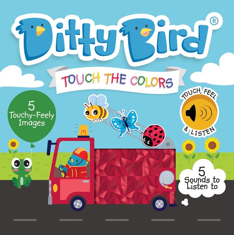 Ditty Bird Musical Books - Touch the Colors