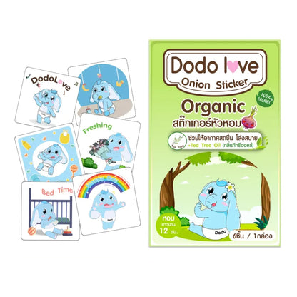 Dodo Love Organic Onion Stickers (6 pcs/box) - Anti-Bacterial