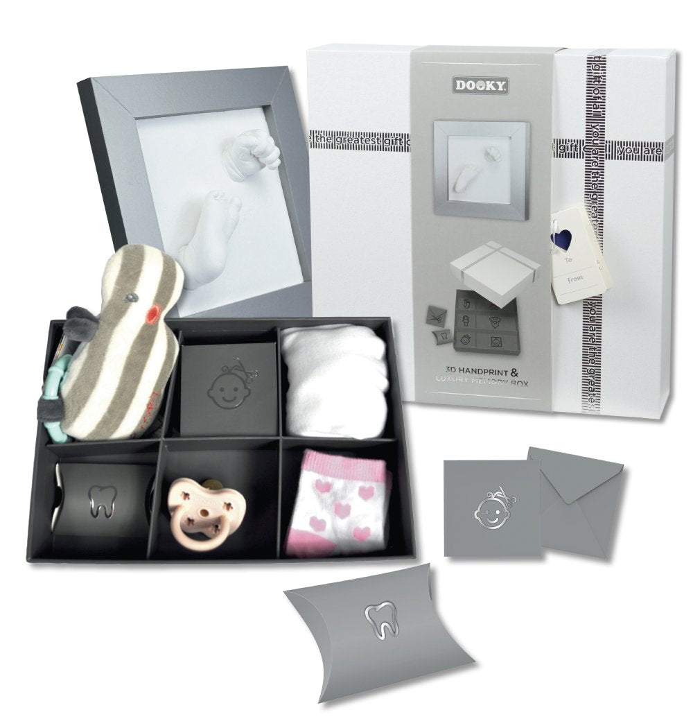 Dooky Gift Set: 3D Deluxe Handprint and Memory Box