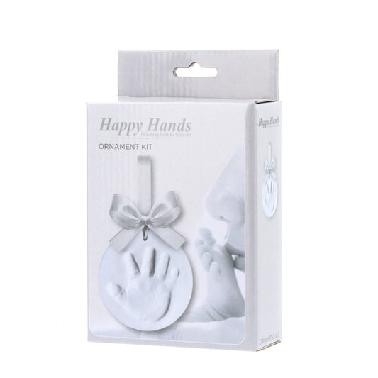 Dooky Happy Hands Ornament Set with Silver Ribbon