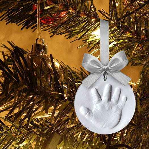 Dooky Happy Hands Ornament Set with Silver Ribbon