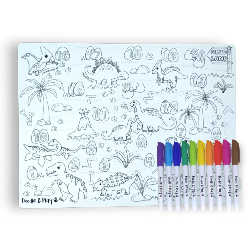 Doodle and Play Large Reusable Coloring Mat