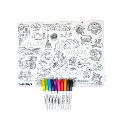 Doodle and Play Large Reusable Coloring Mat