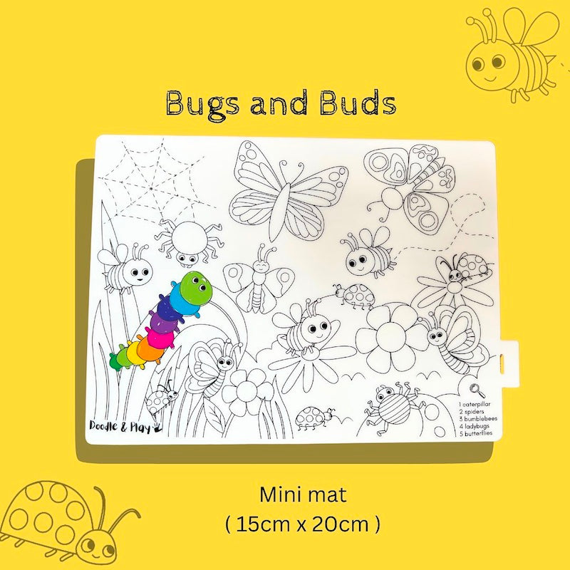 Doodle and Play Mini Reusable Coloring Mat