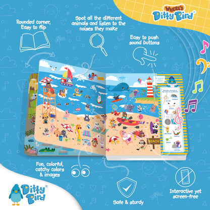 Ditty Bird: Where's Ditty Bird Search and Find Book