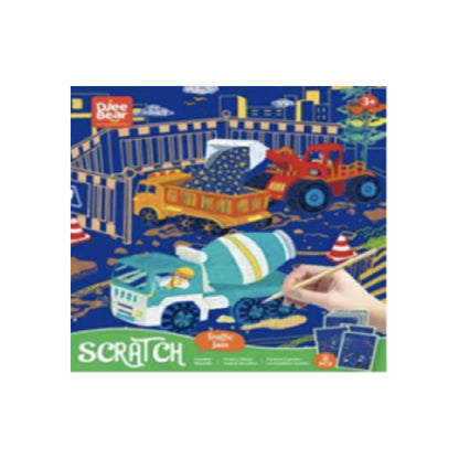 Djee Bear Scratch Art