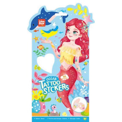 Djee Bear Tattoo Sticker - Ocean