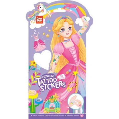 Djee Bear Tattoo Sticker - Princess