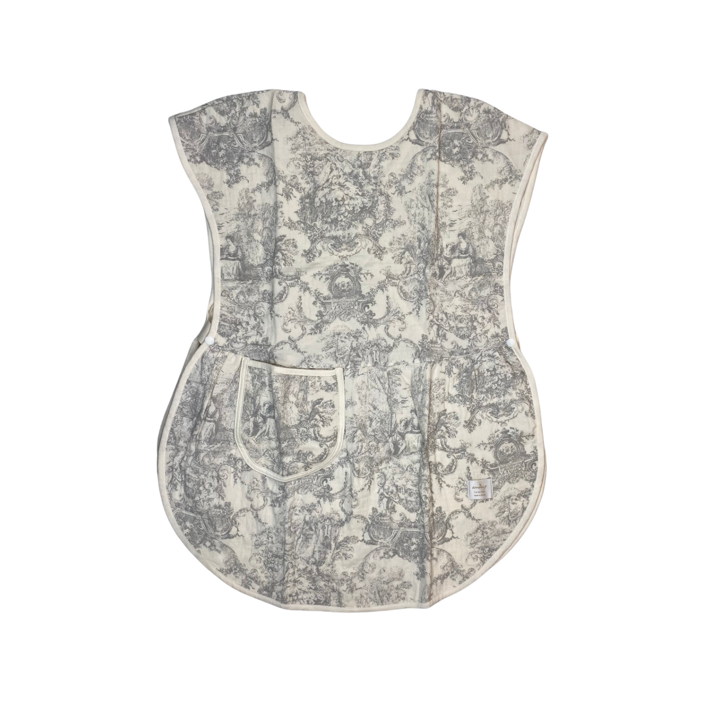 Emong Toile de Jouy Mom Bib Apron