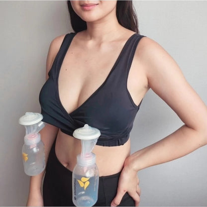 Elation Nursing and Hands-free Pumping Crossover Bra