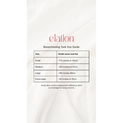 Elation Breastfeeding Tank Top