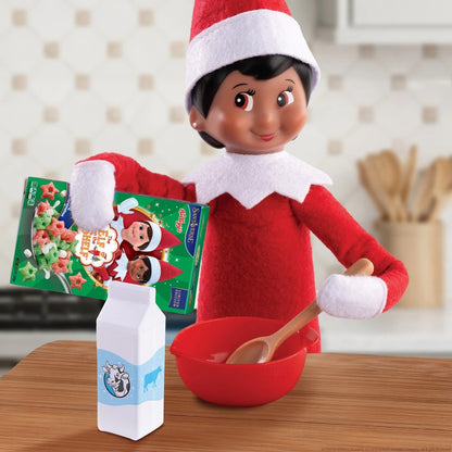 The Elf on the Shelf Polar Props - Breakfast Cereal Prop Set