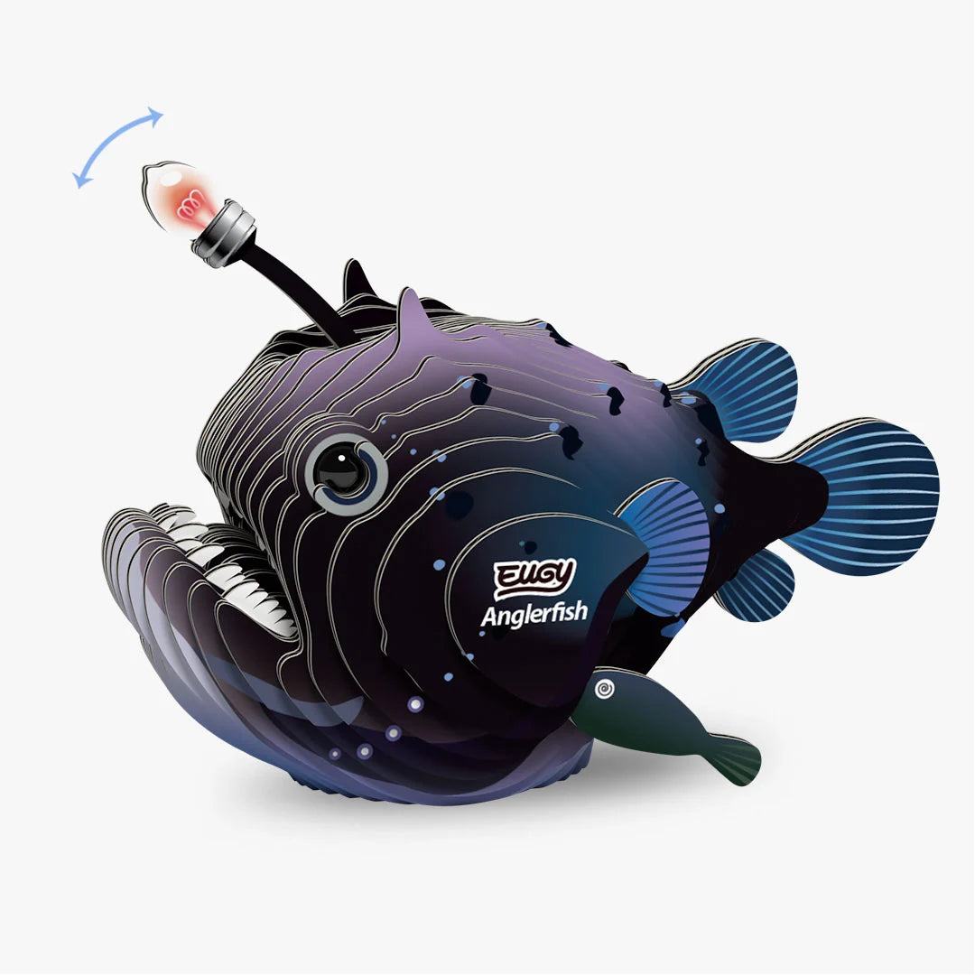 Eugy 3D Cardboard Model Kit - Anglerfish