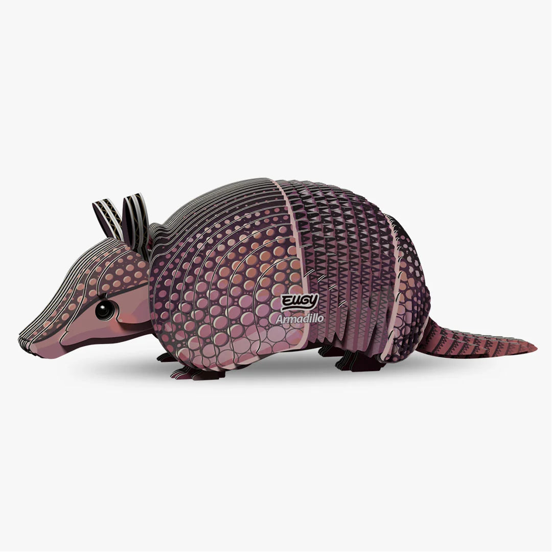 Eugy 3D Cardboard Model Kit - Armadillo