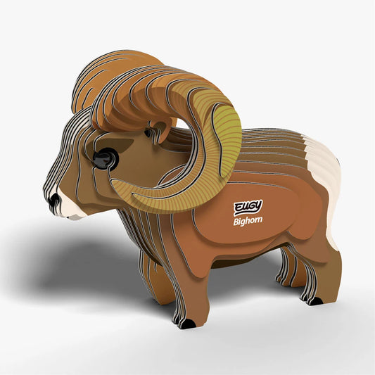 Eugy 3D Cardboard Model Kit - Bighorn