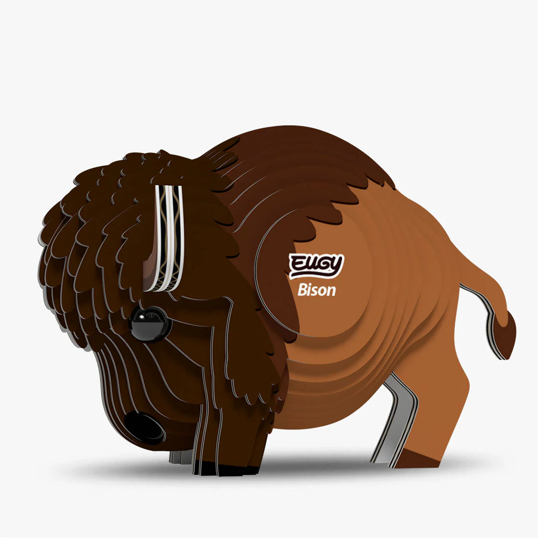 Eugy 3D Cardboard Model Kit - Bison
