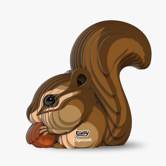Eugy 3D Cardboard Model Kit - Chipmunk