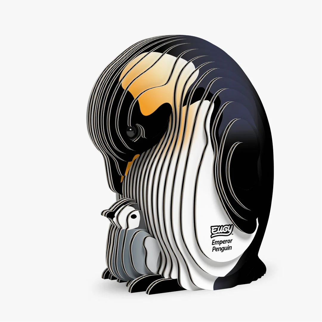 Eugy 3D Cardboard Model Kit - Emperor Penguin