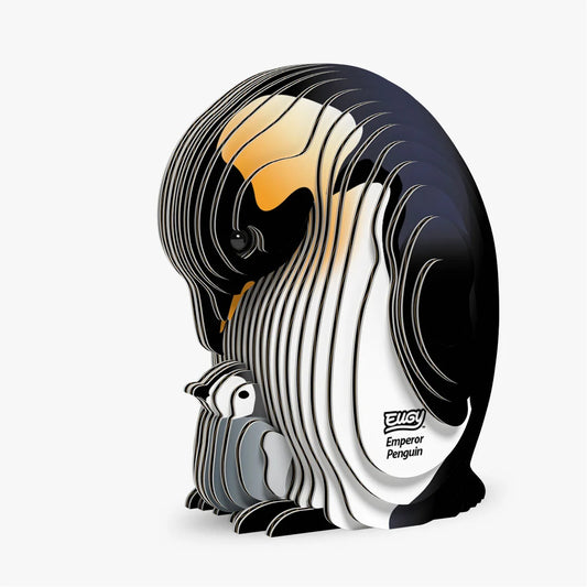 Eugy 3D Cardboard Model Kit - Emperor Penguin