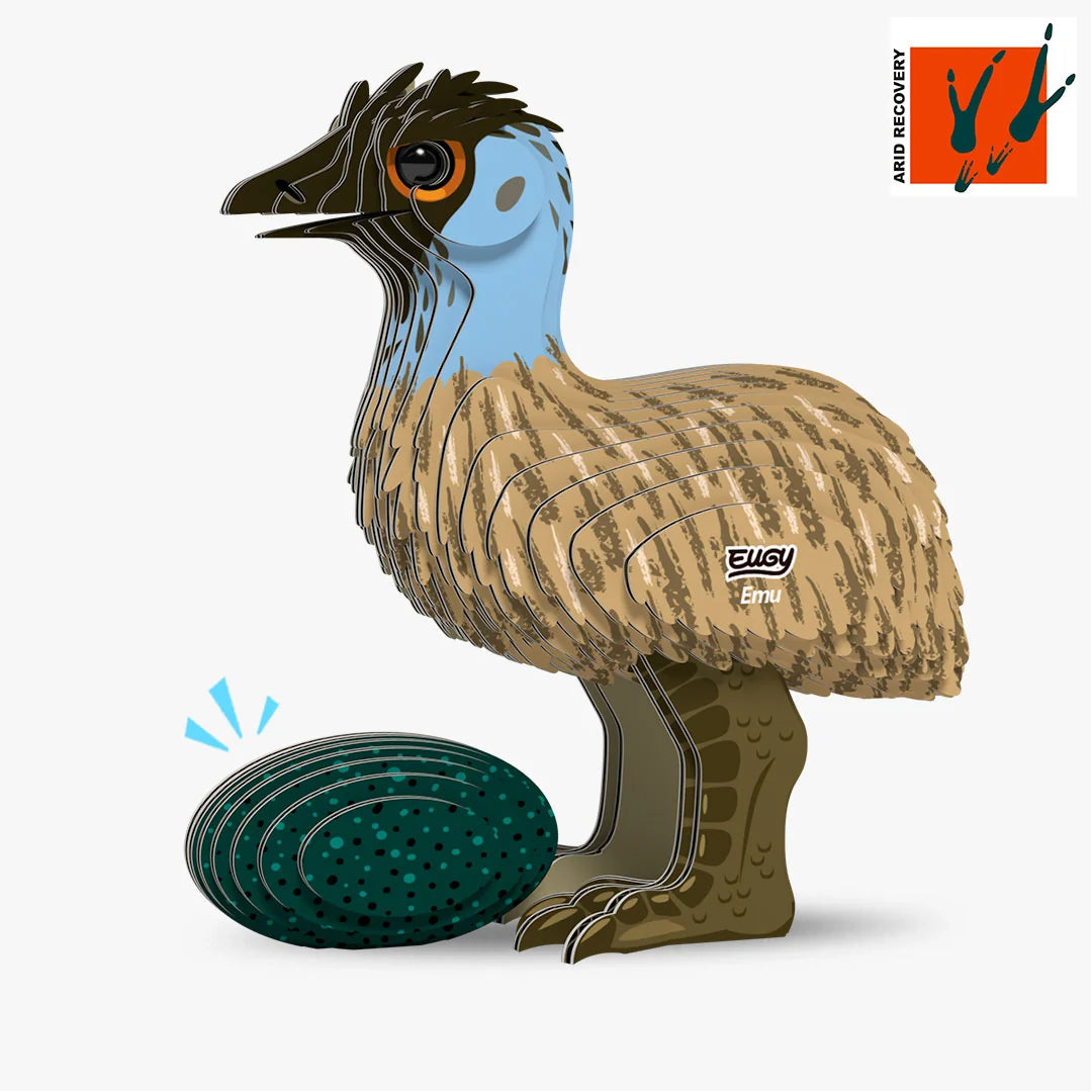 Eugy 3D Cardboard Model Kit - Emu