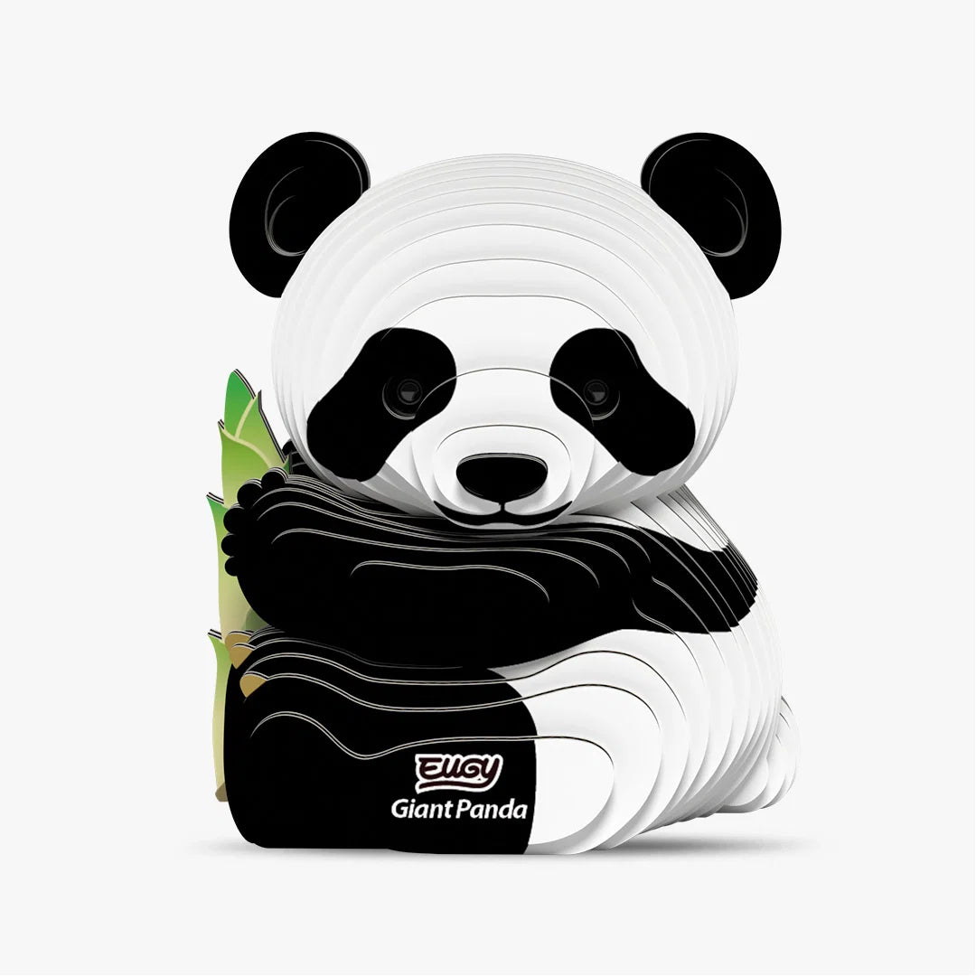 Eugy 3D Cardboard Model Kit - Giant Panda