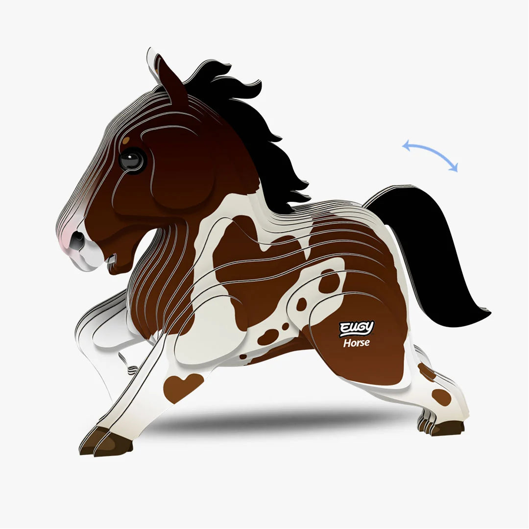 Eugy 3D Cardboard Model Kit - Horse