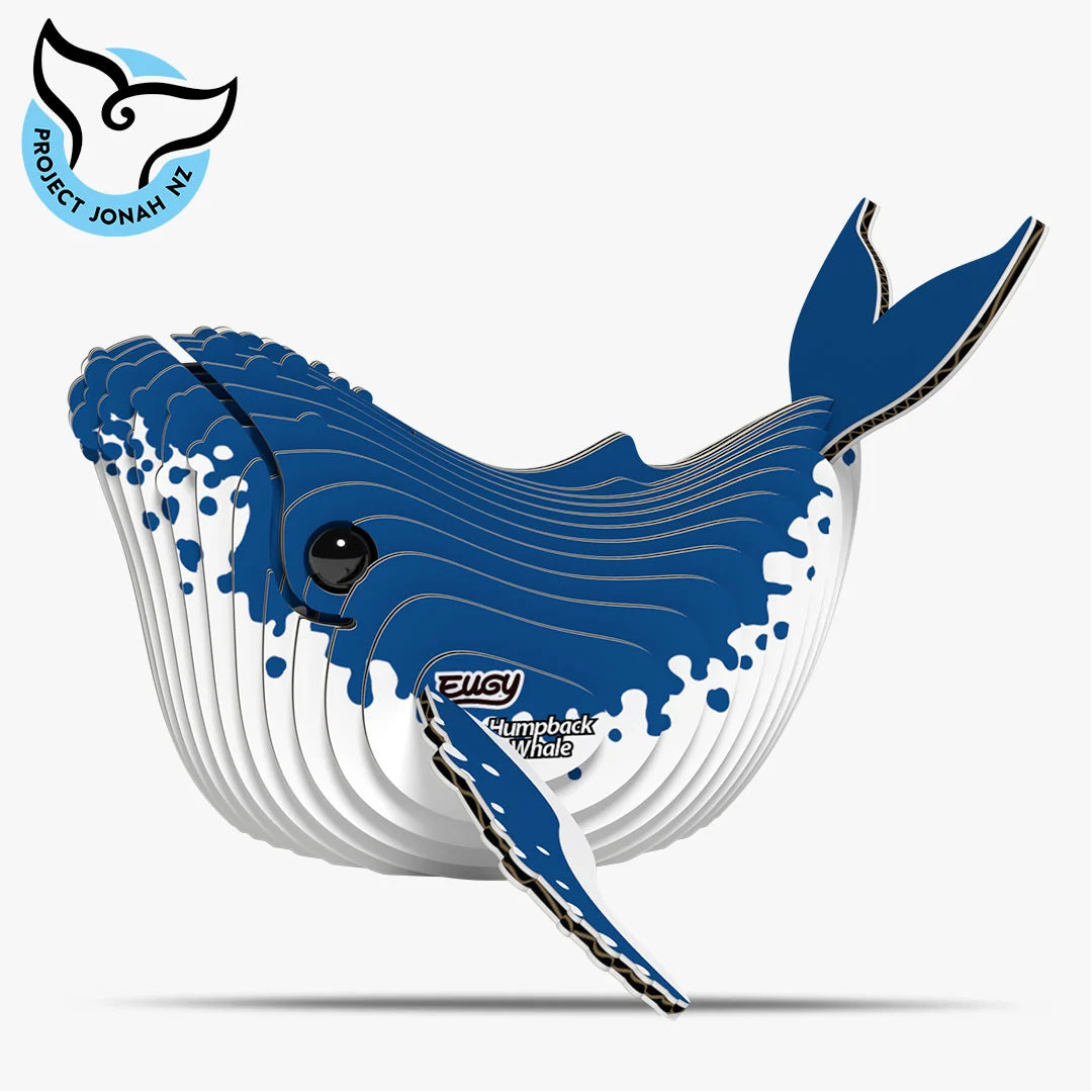 Eugy 3D Cardboard Model Kit - Humpback Whale