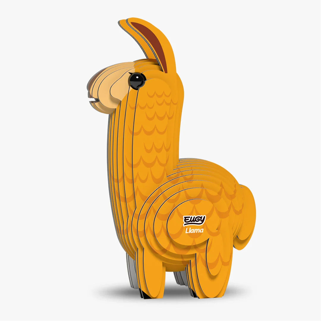 Eugy 3D Cardboard Model Kit - Llama