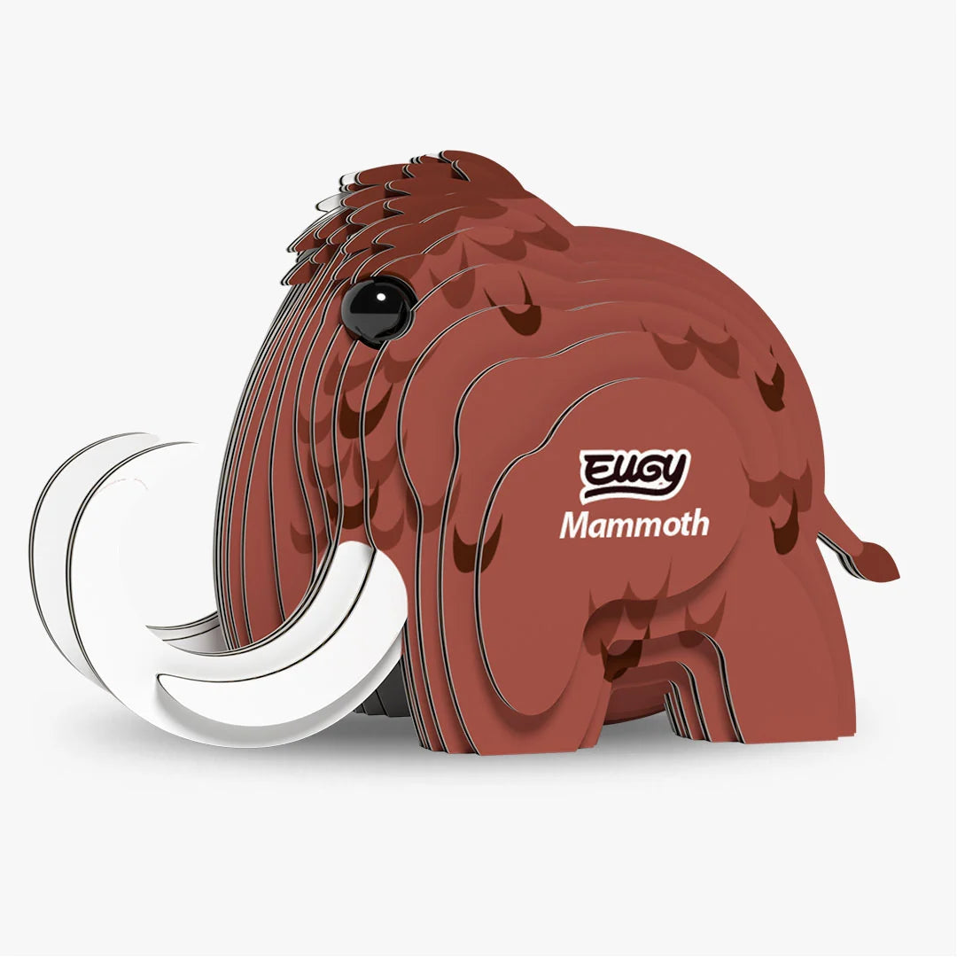 Eugy 3D Cardboard Model Kit - Mammoth