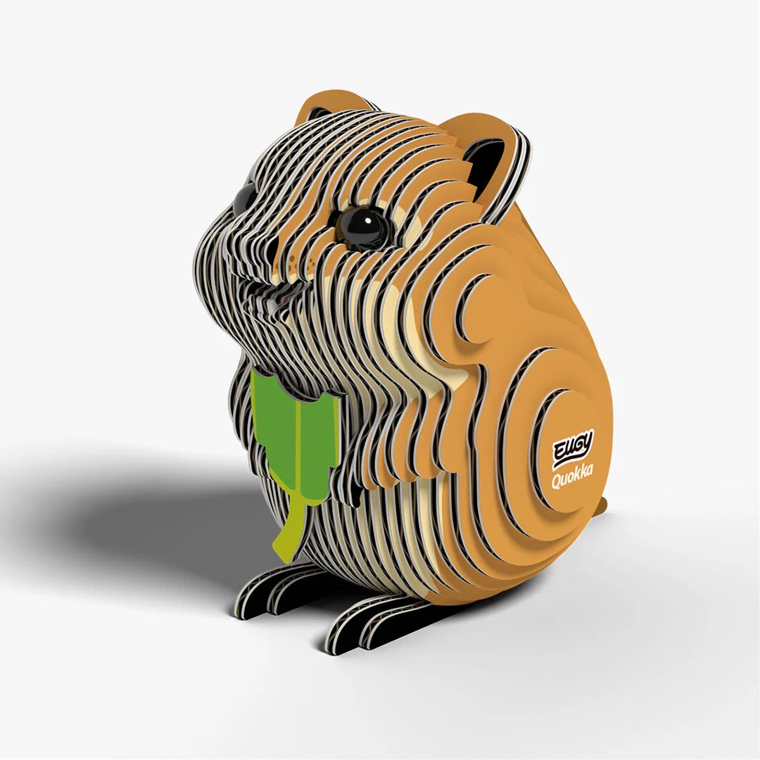 Eugy 3D Cardboard Model Kit - Quokka