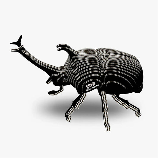Eugy 3D Cardboard Model Kit - Rhino Beetle