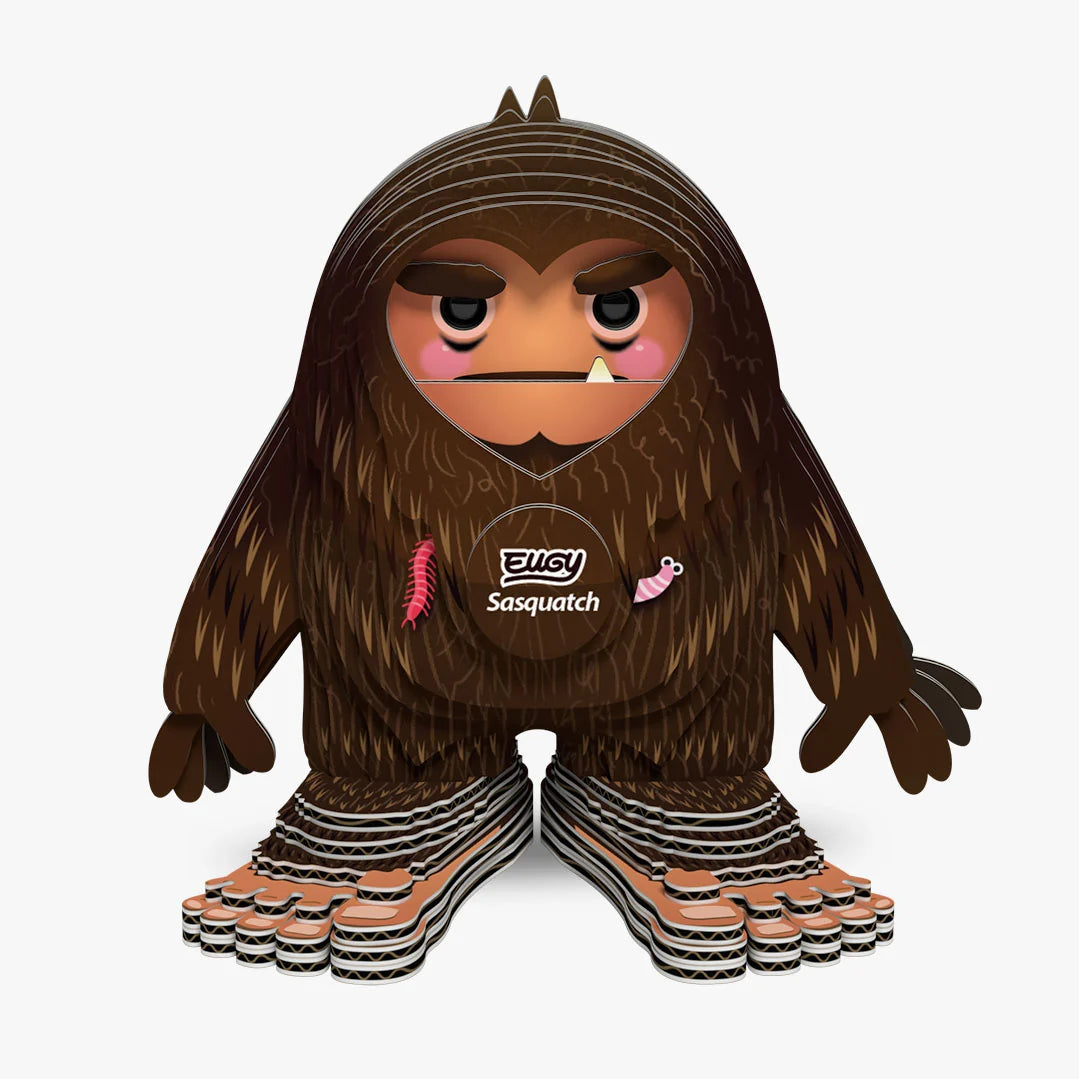 Eugy 3D Cardboard Model Kit - Sasquatch