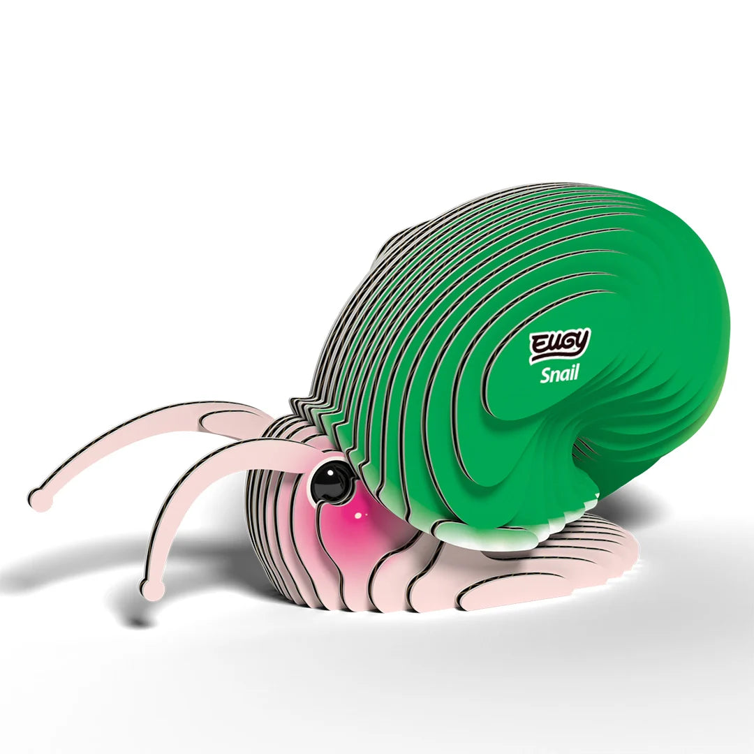 Eugy 3D Cardboard Model Kit - Snail