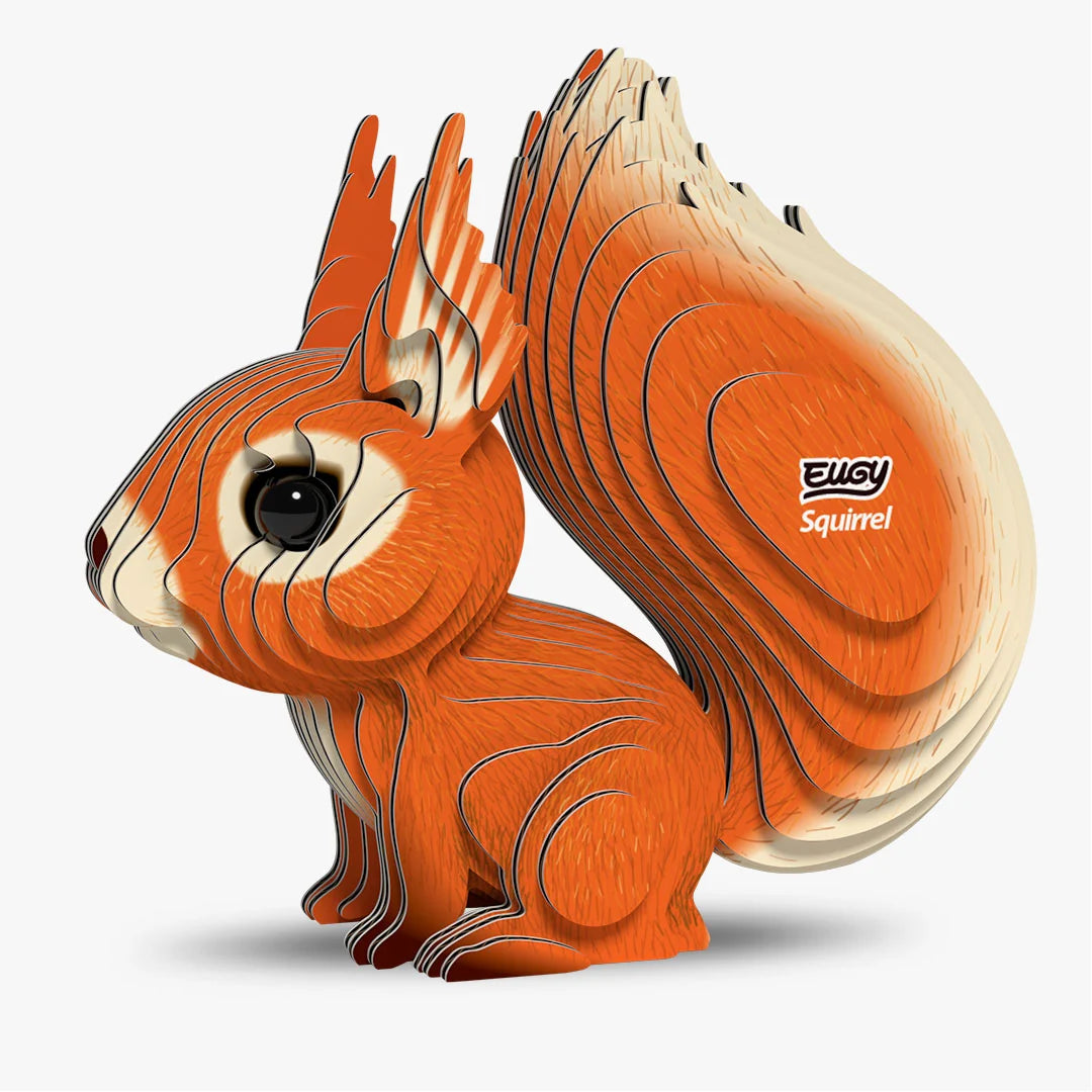 Eugy 3D Cardboard Model Kit - Squirrel