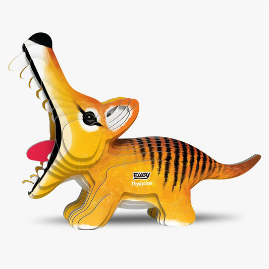 Eugy 3D Cardboard Model Kit - Tasmanian Tiger