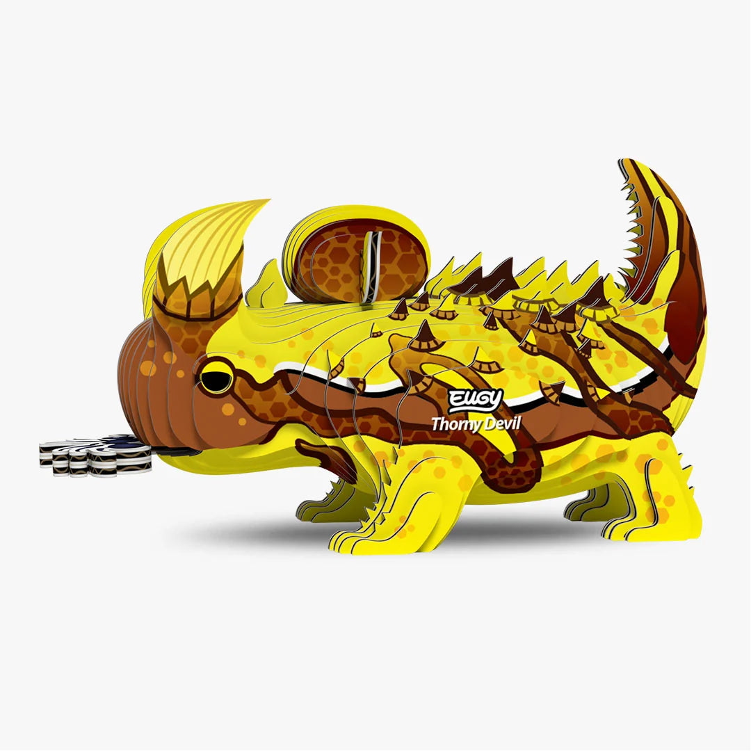 Eugy 3D Cardboard Model Kit - Thorny Devil