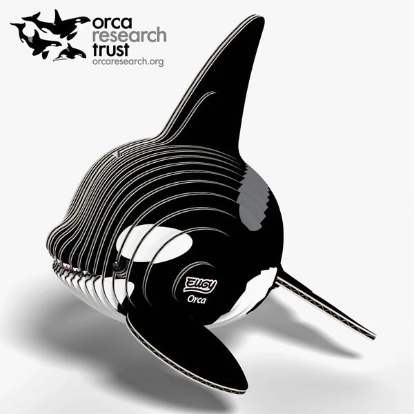 Eugy 3D Cardboard Model Kit - Orca